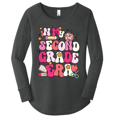 In My Second Grade Era Girl Back To School 2nd Grade Teacher Women's Perfect Tri Tunic Long Sleeve Shirt