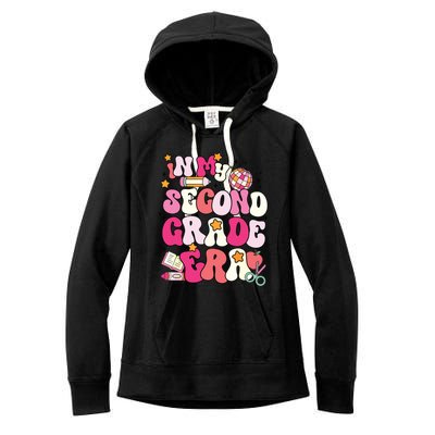 In My Second Grade Era Girl Back To School 2nd Grade Teacher Women's Fleece Hoodie