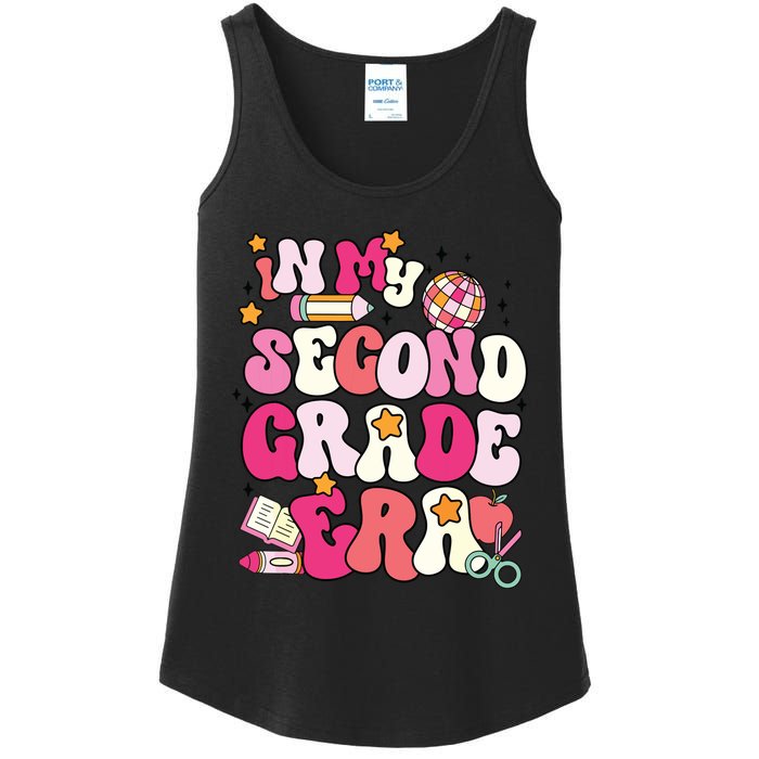 In My Second Grade Era Girl Back To School 2nd Grade Teacher Ladies Essential Tank