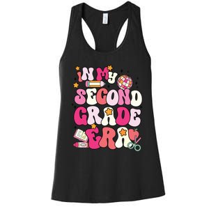 In My Second Grade Era Girl Back To School 2nd Grade Teacher Women's Racerback Tank