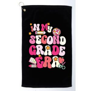 In My Second Grade Era Girl Back To School 2nd Grade Teacher Platinum Collection Golf Towel