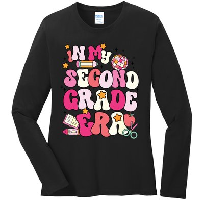 In My Second Grade Era Girl Back To School 2nd Grade Teacher Ladies Long Sleeve Shirt