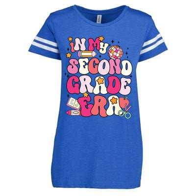 In My Second Grade Era Girl Back To School 2nd Grade Teacher Enza Ladies Jersey Football T-Shirt