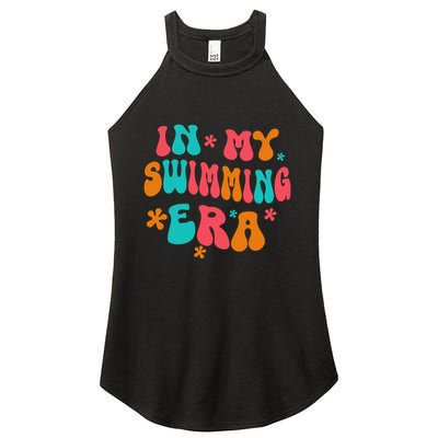 In My Swimming Era / Swim Swimmer Pool Swimmers And Swimming Women's Perfect Tri Rocker Tank