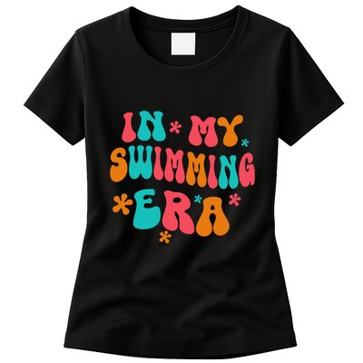 In My Swimming Era / Swim Swimmer Pool Swimmers And Swimming Womens T-Shirt