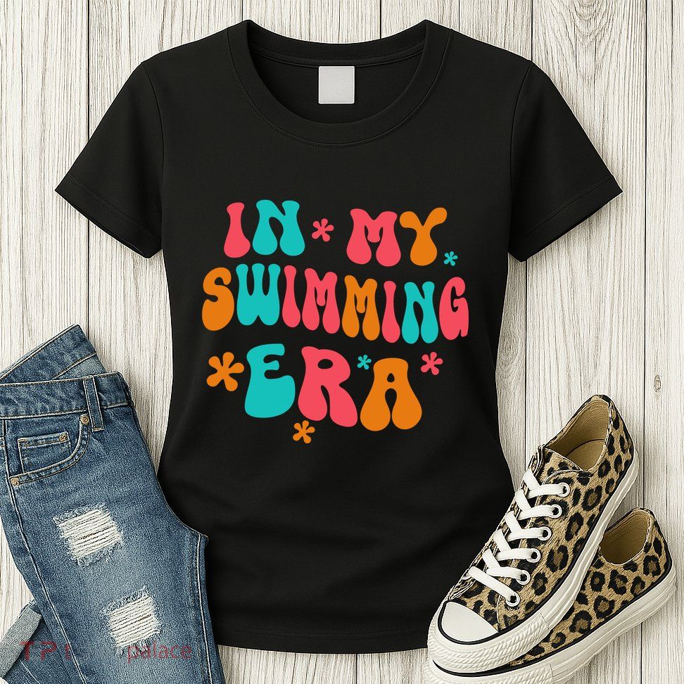 In My Swimming Era / Swim Swimmer Pool Swimmers And Swimming Womens T-Shirt