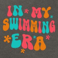In My Swimming Era / Swim Swimmer Pool Swimmers And Swimming Cotton Canvas Backpack