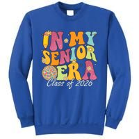 In My Senior Era Class Of 2026 Graduate Retro Groovy Funny Gift Sweatshirt