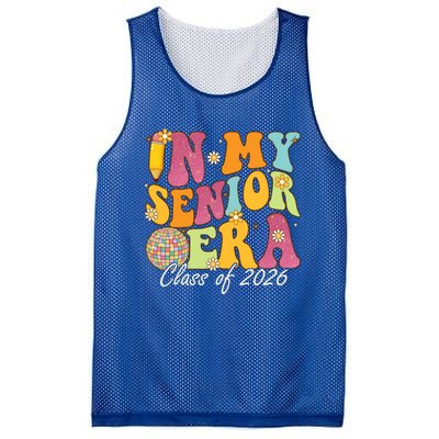 In My Senior Era Class Of 2026 Graduate Retro Groovy Funny Gift Mesh Reversible Basketball Jersey Tank