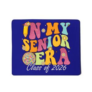 In My Senior Era Class Of 2026 Graduate Retro Groovy Funny Gift Mousepad