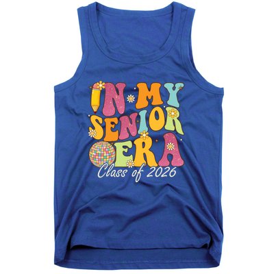 In My Senior Era Class Of 2026 Graduate Retro Groovy Funny Gift Tank Top