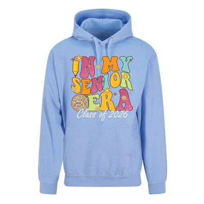 In My Senior Era Class Of 2026 Graduate Retro Groovy Funny Gift Unisex Surf Hoodie