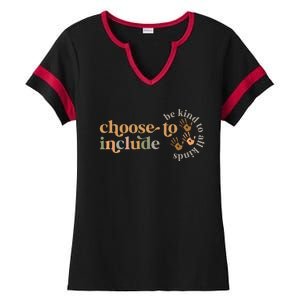 Inclusion Matters Special Education Autism Teacher Ladies Halftime Notch Neck Tee