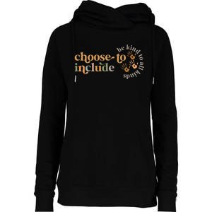 Inclusion Matters Special Education Autism Teacher Womens Funnel Neck Pullover Hood