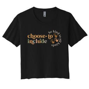 Inclusion Matters Special Education Autism Teacher Women's Crop Top Tee