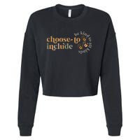 Inclusion Matters Special Education Autism Teacher Cropped Pullover Crew