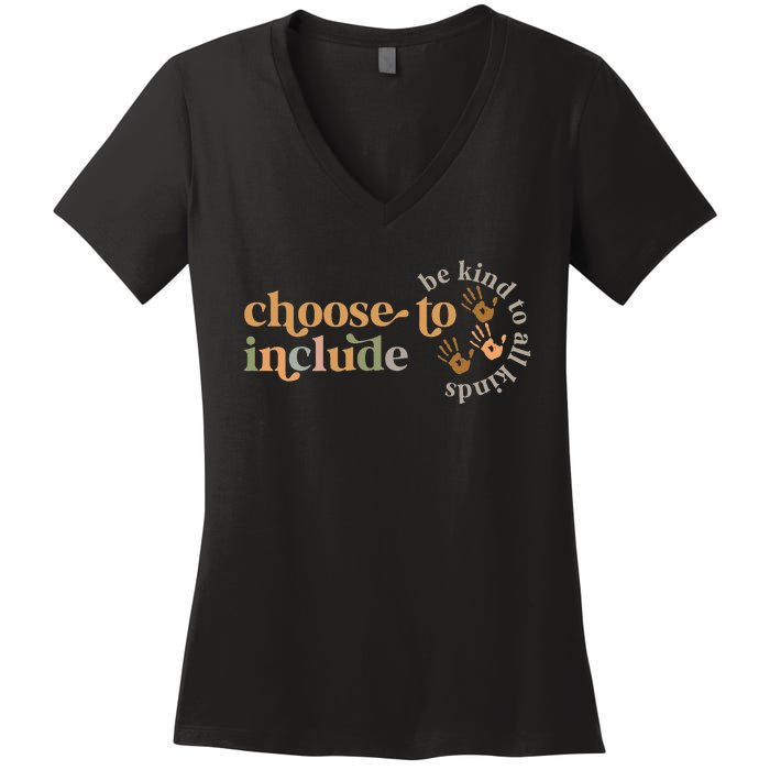 Inclusion Matters Special Education Autism Teacher Women's V-Neck T-Shirt