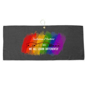 Inclusion Matters Special Education Large Microfiber Waffle Golf Towel