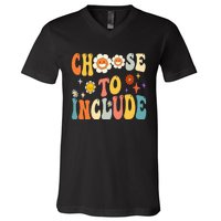 Inclusion Matters Special Education Autism Teacher V-Neck T-Shirt