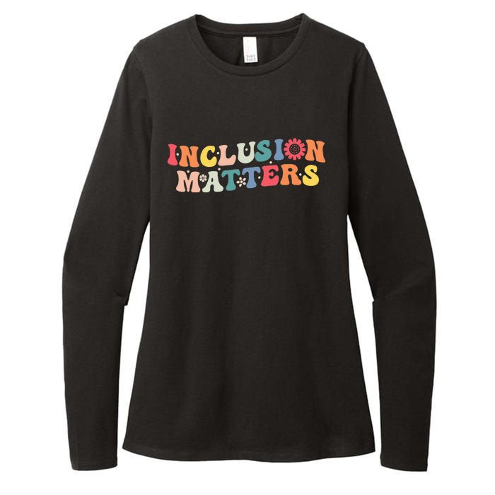 Inclusion Matters Special Education Autism Awareness Teacher Womens CVC Long Sleeve Shirt