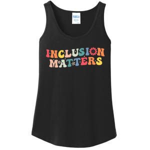 Inclusion Matters Special Education Autism Awareness Teacher Ladies Essential Tank