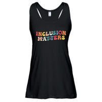 Inclusion Matters Special Education Autism Awareness Teacher Ladies Essential Flowy Tank