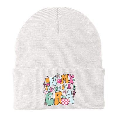 In My Second Grade Era Back To School Retro Groovy 2nd Grade Knit Cap Winter Beanie