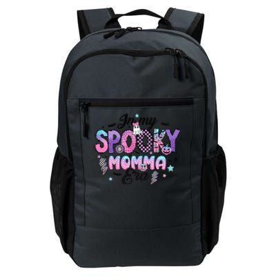 In My Spooky Momma Era Smile Face Halloween Cute Ghost Daily Commute Backpack