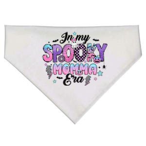 In My Spooky Momma Era Smile Face Halloween Cute Ghost USA-Made Doggie Bandana