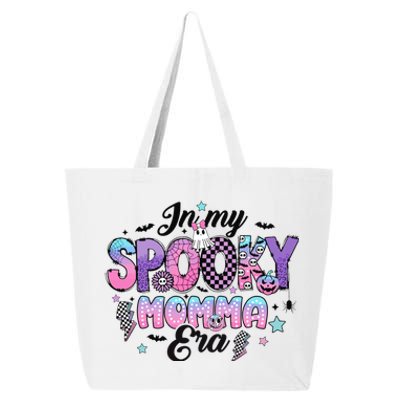 In My Spooky Momma Era Smile Face Halloween Cute Ghost 25L Jumbo Tote