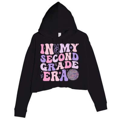 In My Second Grade Era Back To School Teacher Gift Crop Fleece Hoodie