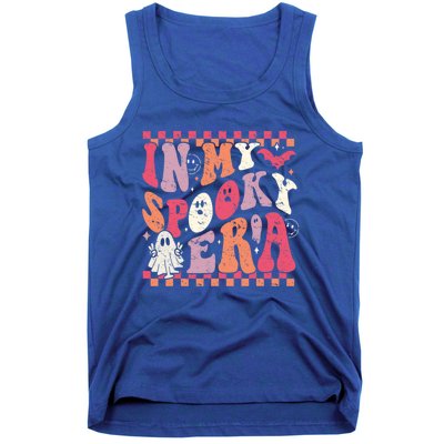 In My Spooky Era Groovy Hippie Halloween Ghost Cute Gift Tank Top