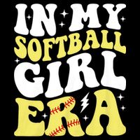 In My Softball Girl Era Retro Groovy Softball Girl City Backpack