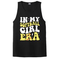 In My Softball Girl Era Retro Groovy Softball Girl PosiCharge Competitor Tank