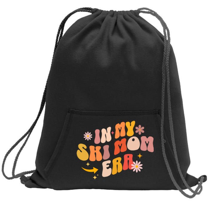 In My Ski Mom Era Sweatshirt Cinch Pack Bag