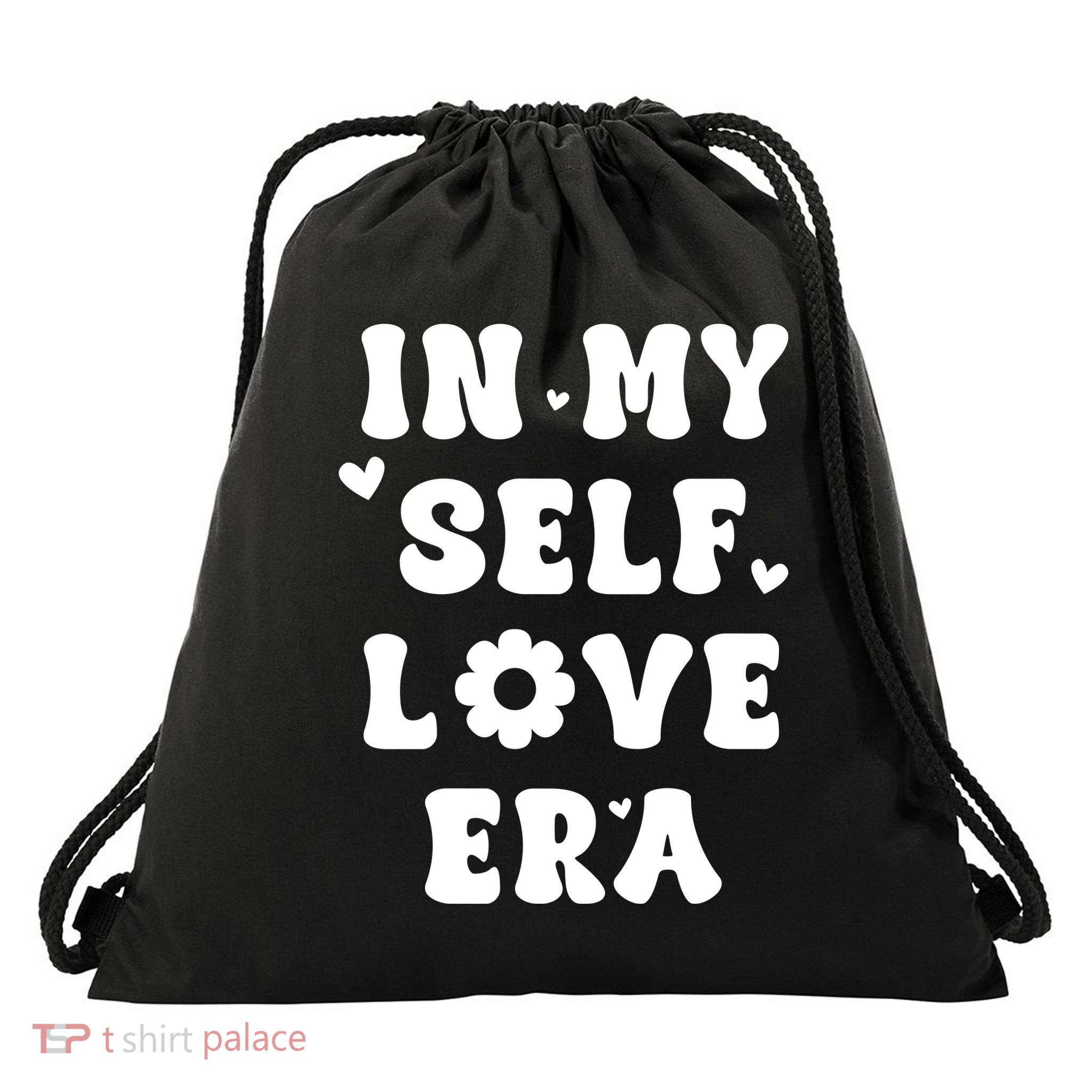 In My Self Love Era Drawstring Bag