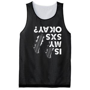 Is My Sxs Okay Funny Side By Side Sxs Utv Mesh Reversible Basketball Jersey Tank