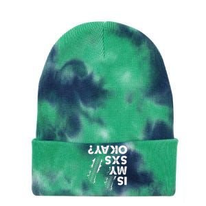 Is My Sxs Okay Funny Side By Side Sxs Utv Tie Dye 12in Knit Beanie