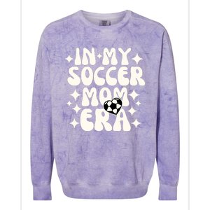 In My Soccer Mom Era Colorblast Crewneck Sweatshirt