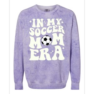 In My Soccer Mom Era Colorblast Crewneck Sweatshirt