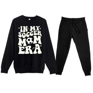 In My Soccer Mom Era Premium Crewneck Sweatsuit Set