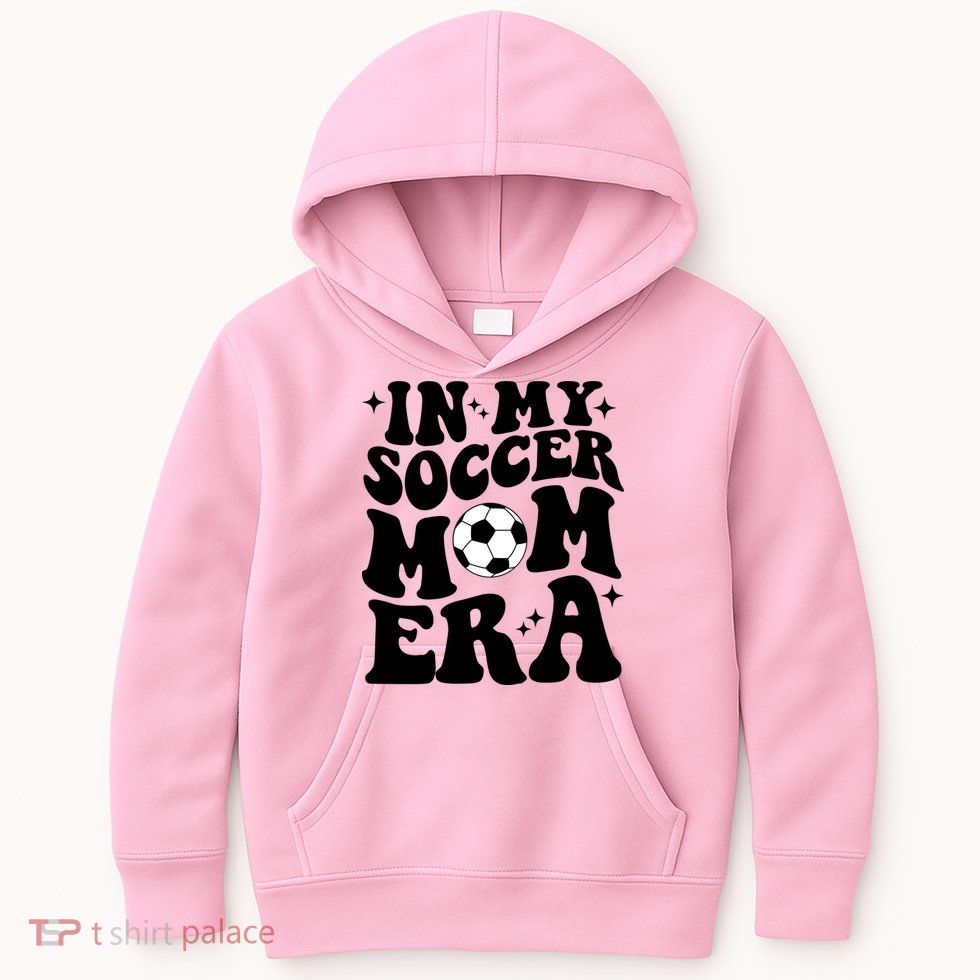 In My Soccer Mom Era Kids Hoodie