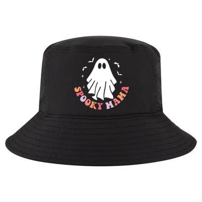 In My Spooky Mama Era Retro Groovy Halloween Mom Ghost Gift Cool Comfort Performance Bucket Hat