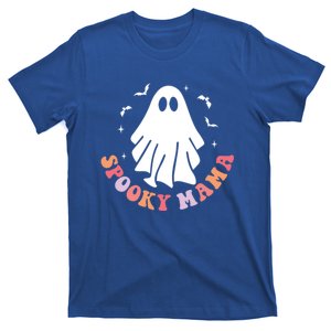 In My Spooky Mama Era Retro Groovy Halloween Mom Ghost Gift T-Shirt