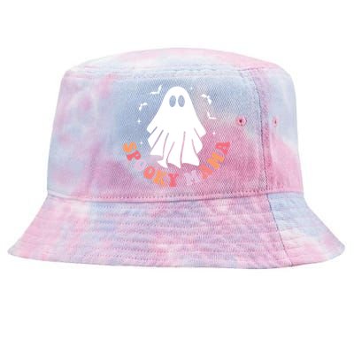 In My Spooky Mama Era Retro Groovy Halloween Mom Ghost Gift Tie-Dyed Bucket Hat