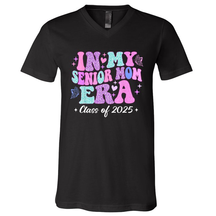 In My Senior Mom Era Class Of 2025 Senior Mom 2025 V-Neck T-Shirt