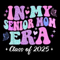 In My Senior Mom Era Class Of 2025 Senior Mom 2025 V-Neck T-Shirt