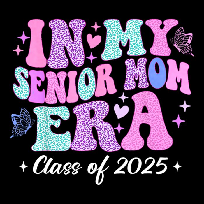 In My Senior Mom Era Class Of 2025 Senior Mom 2025 V-Neck T-Shirt