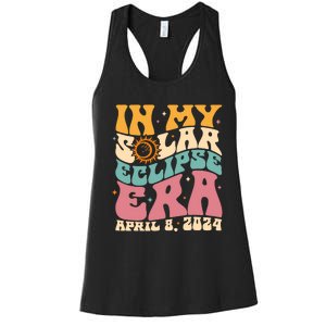 In My Solar Eclipse Era April 8th 2024 Astronomy Women's Racerback Tank