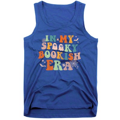 In My Spooky Boooookish Era Ghost Reading Books Halloween Cute Gift Tank Top